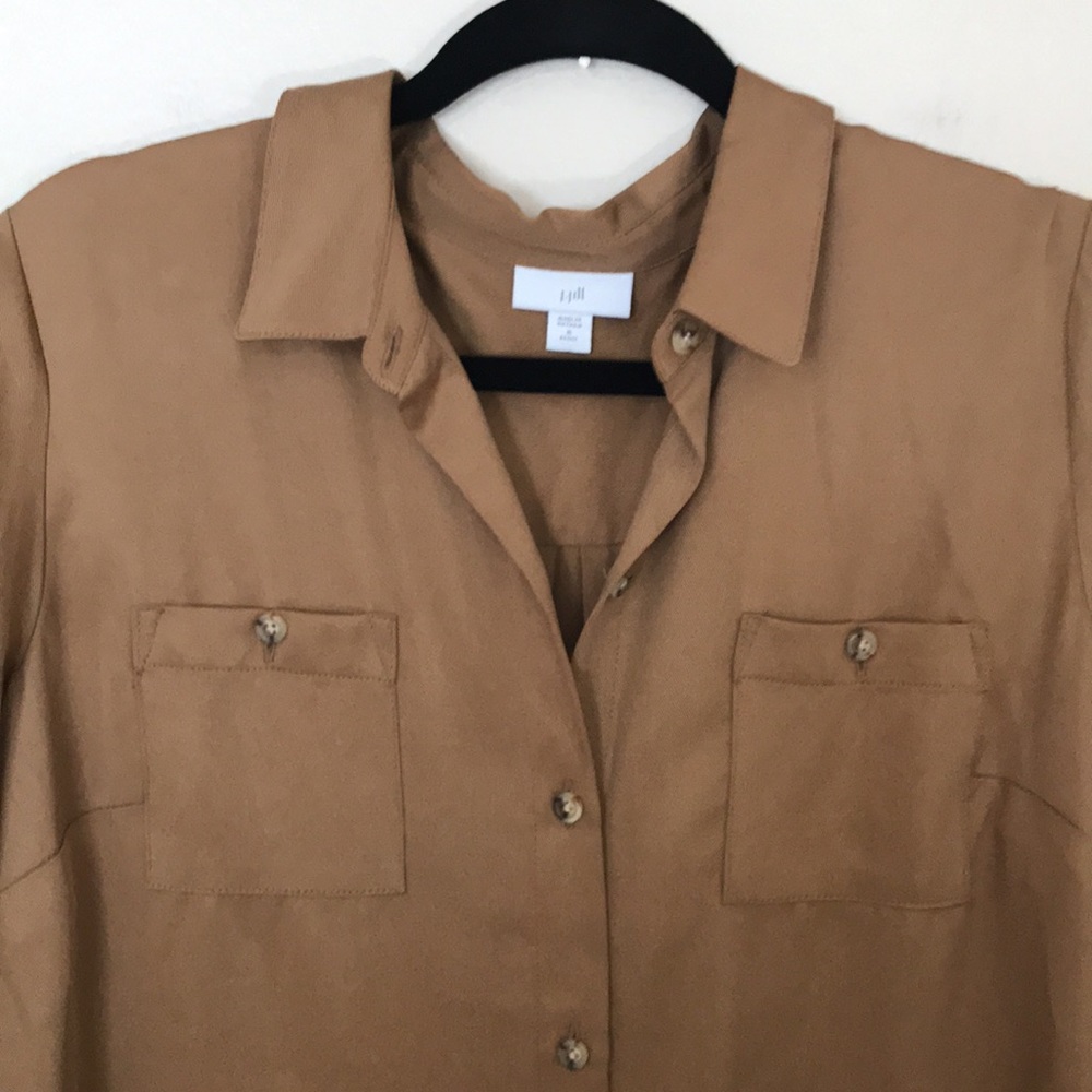 J.Jill Button Down Tunic. Medium Petite - Picture 2 of 7